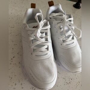 Avia White Lace-Up Sneakers